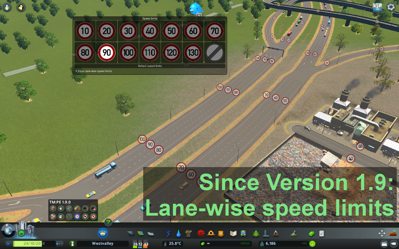 cities skylines traffic manager president edition settings are defined for each savegame