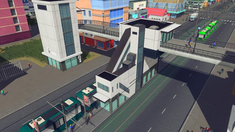 Lift 09m For Pedestrian Overpass 4lane Tram 0m Cities Skylines Mod Download