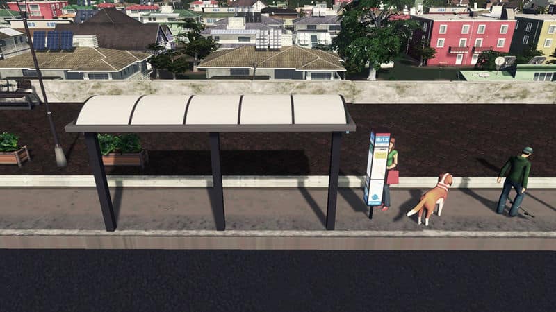 Japanese Bus Stop Roof 日本のバス停の屋根 Cities Skylines Mod Download