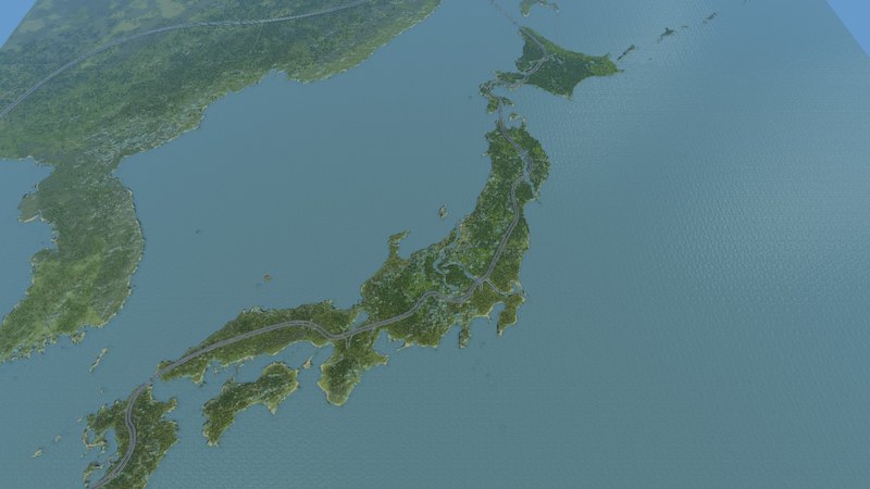 Japan Map 25 Tiles V1 00 Cities Skylines Mod Download