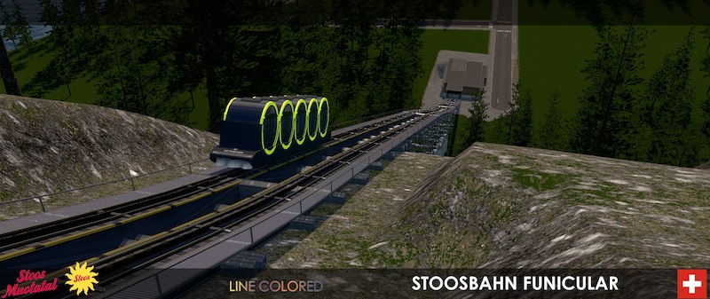 Stoosbahn Funicular (Flat) Cities Skylines Mod download