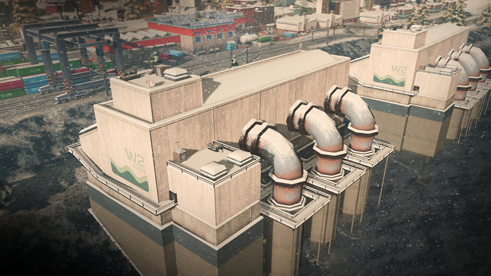 Large Water Pumping Station Cities Skylines Mod download