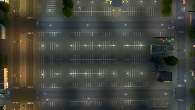 8×4 Parking Lot - Cities: Skylines Mod download