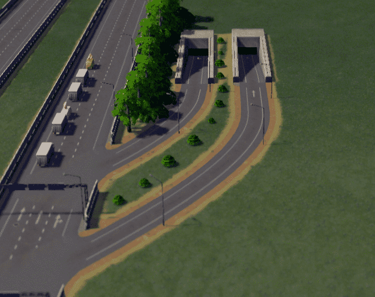 Perfect Tunnels Hwy On/Off Ramp Cities Skylines Mod download
